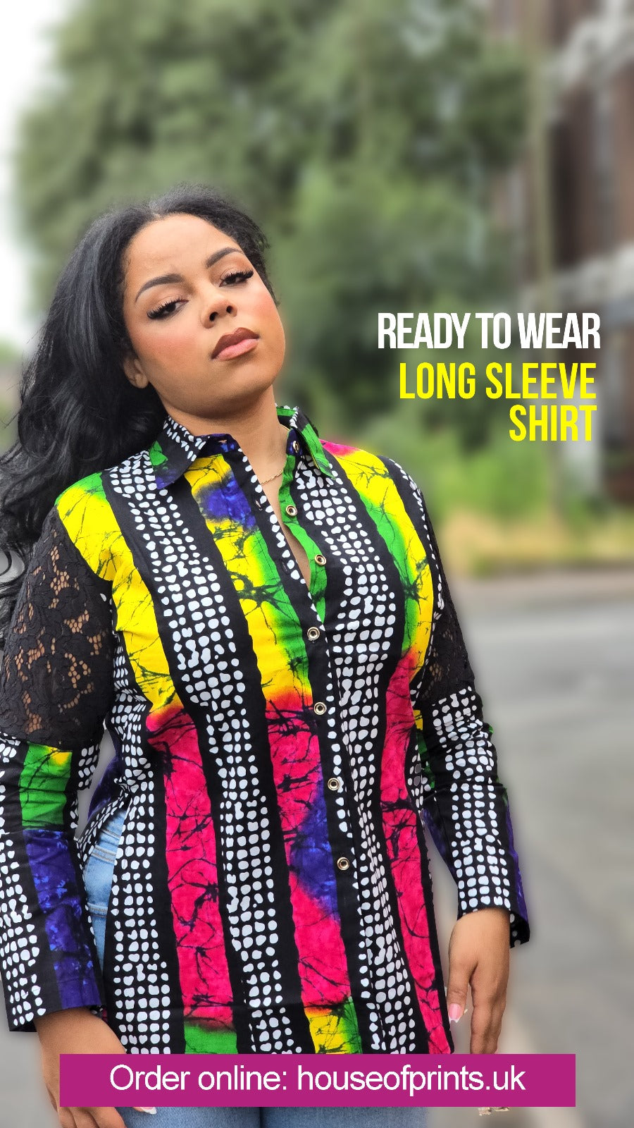 Ladies African Print Tops, Blouses and Shirts - House of Prints