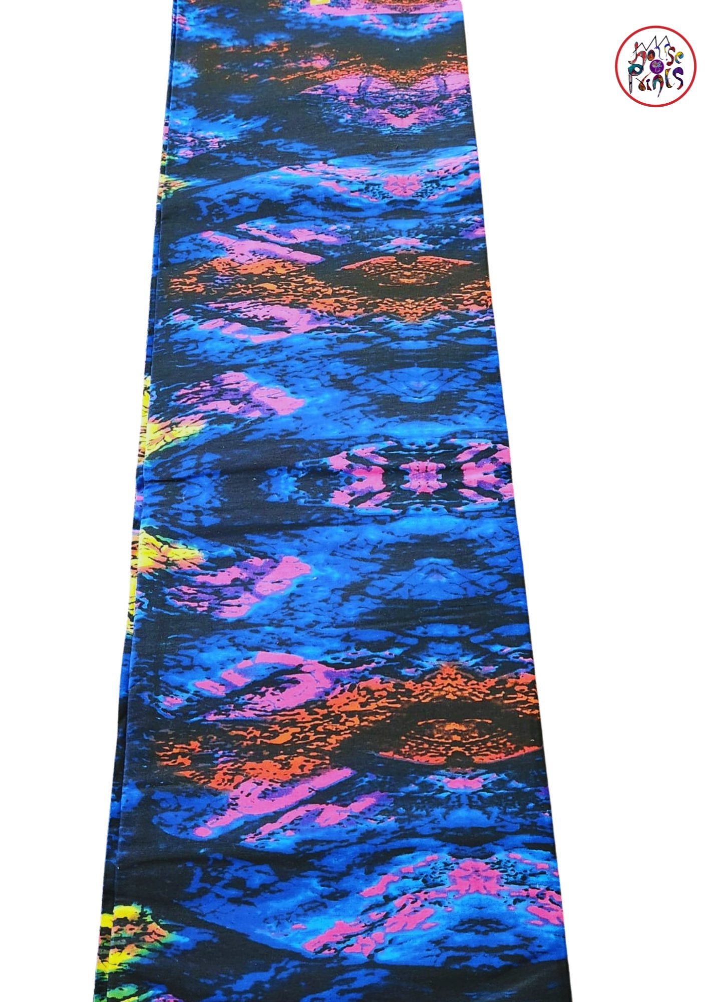 Blue and Pink Ankara Fabric - House of Prints
