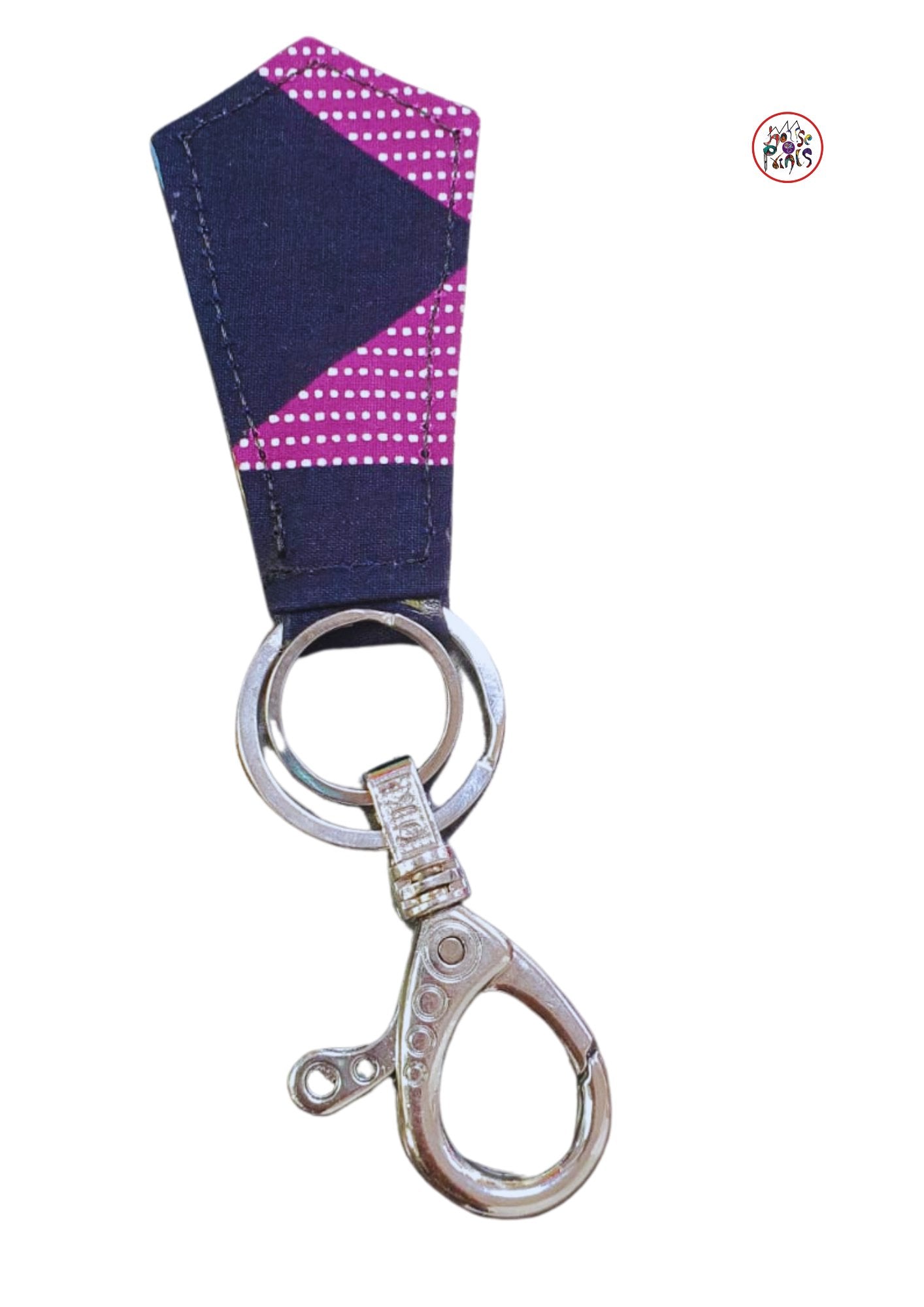 Colourful African Print Key Rings - House of Prints