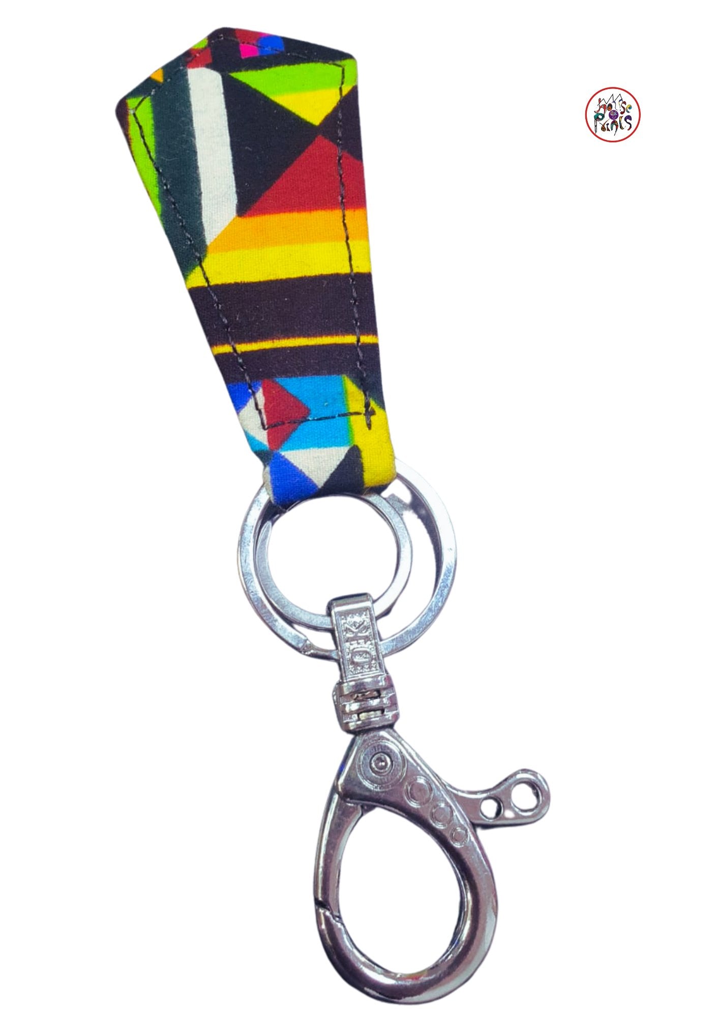 Colourful African Print Key Rings - House of Prints