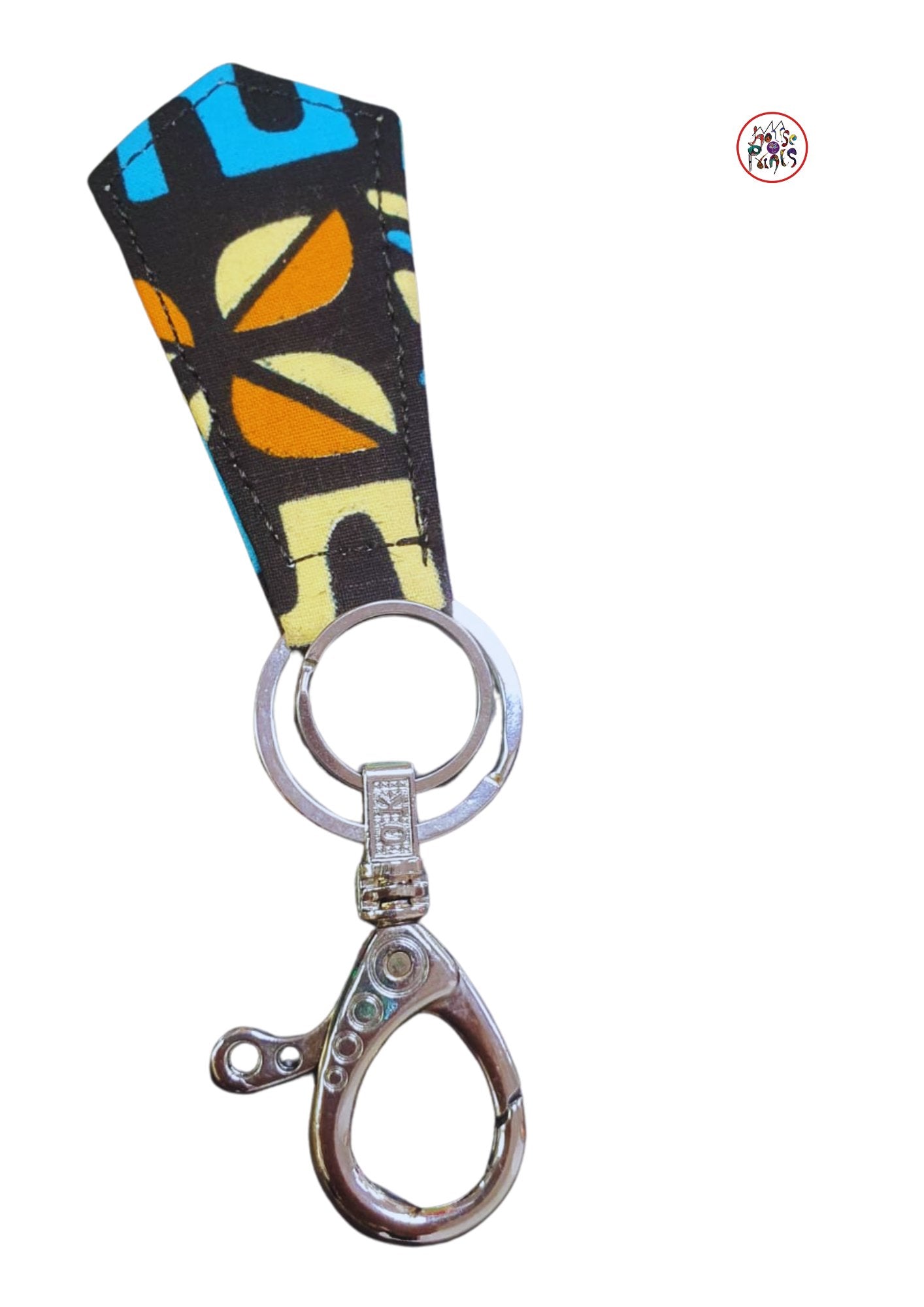 Colourful African Print Key Rings - House of Prints