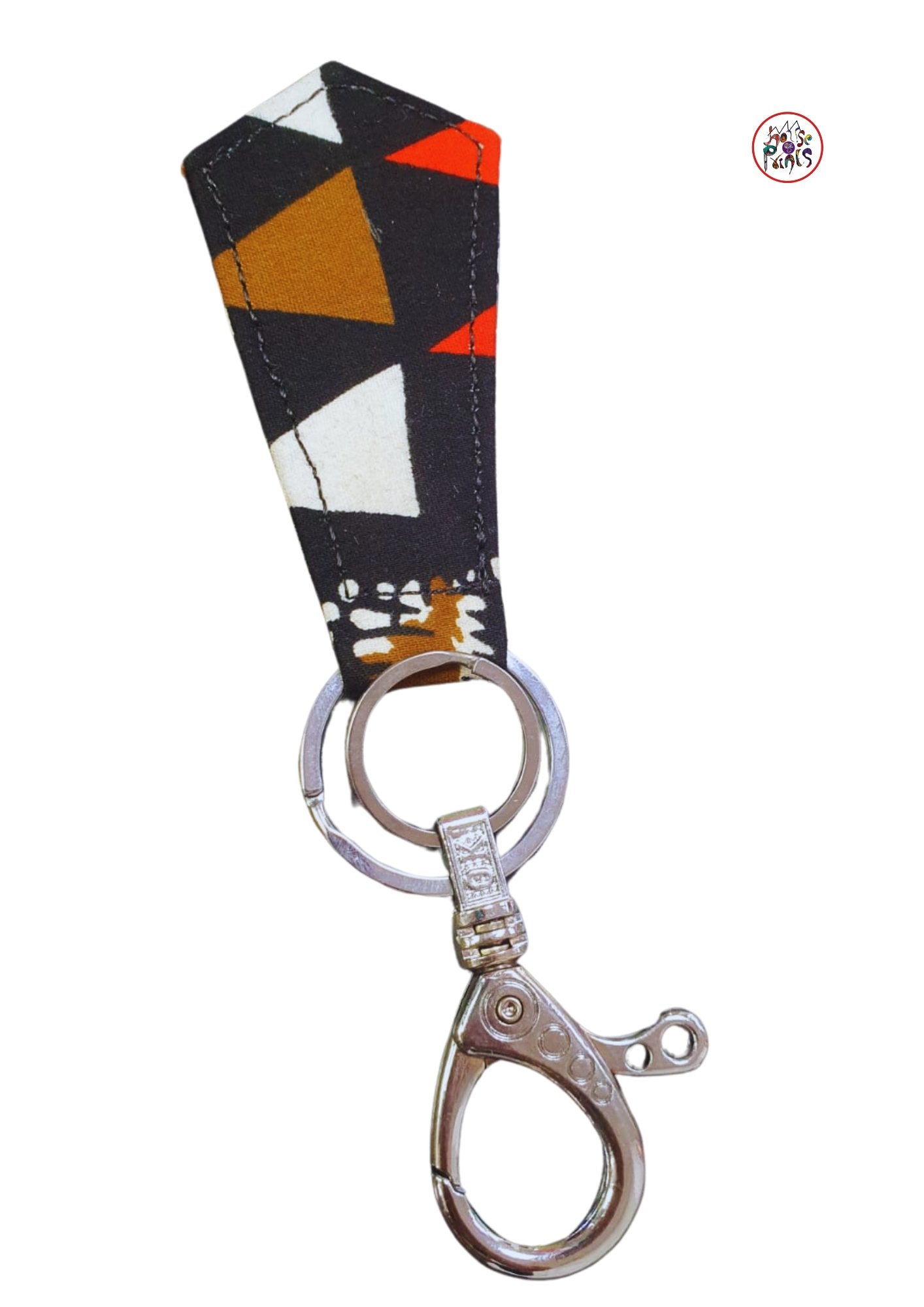 Colourful African Print Key Rings - House of Prints