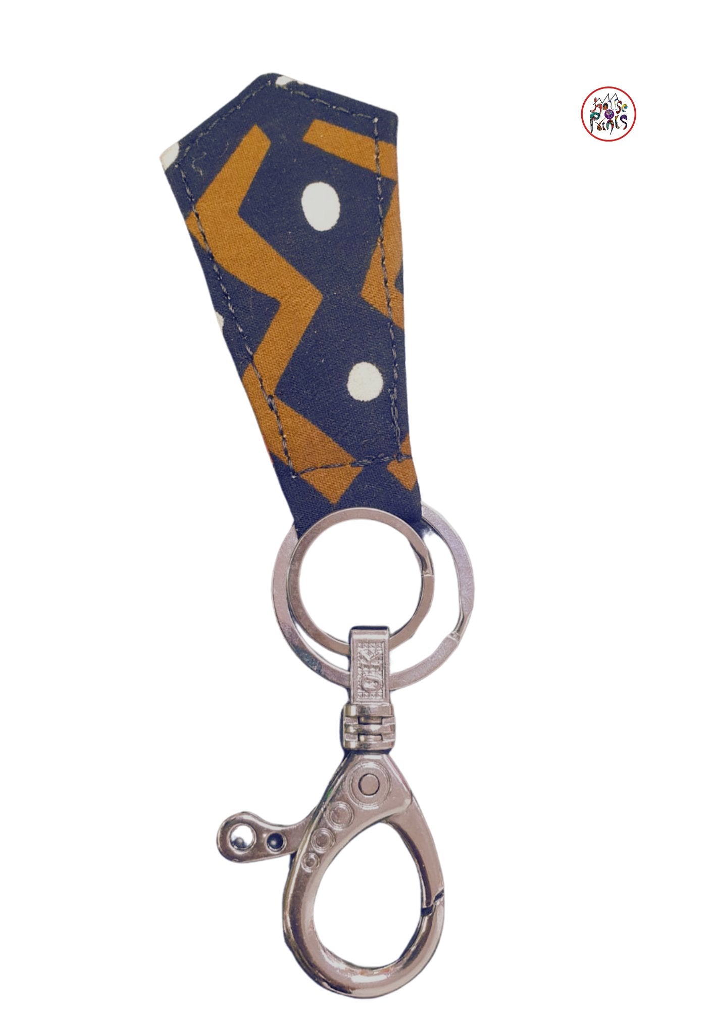 Colourful African Print Key Rings - House of Prints