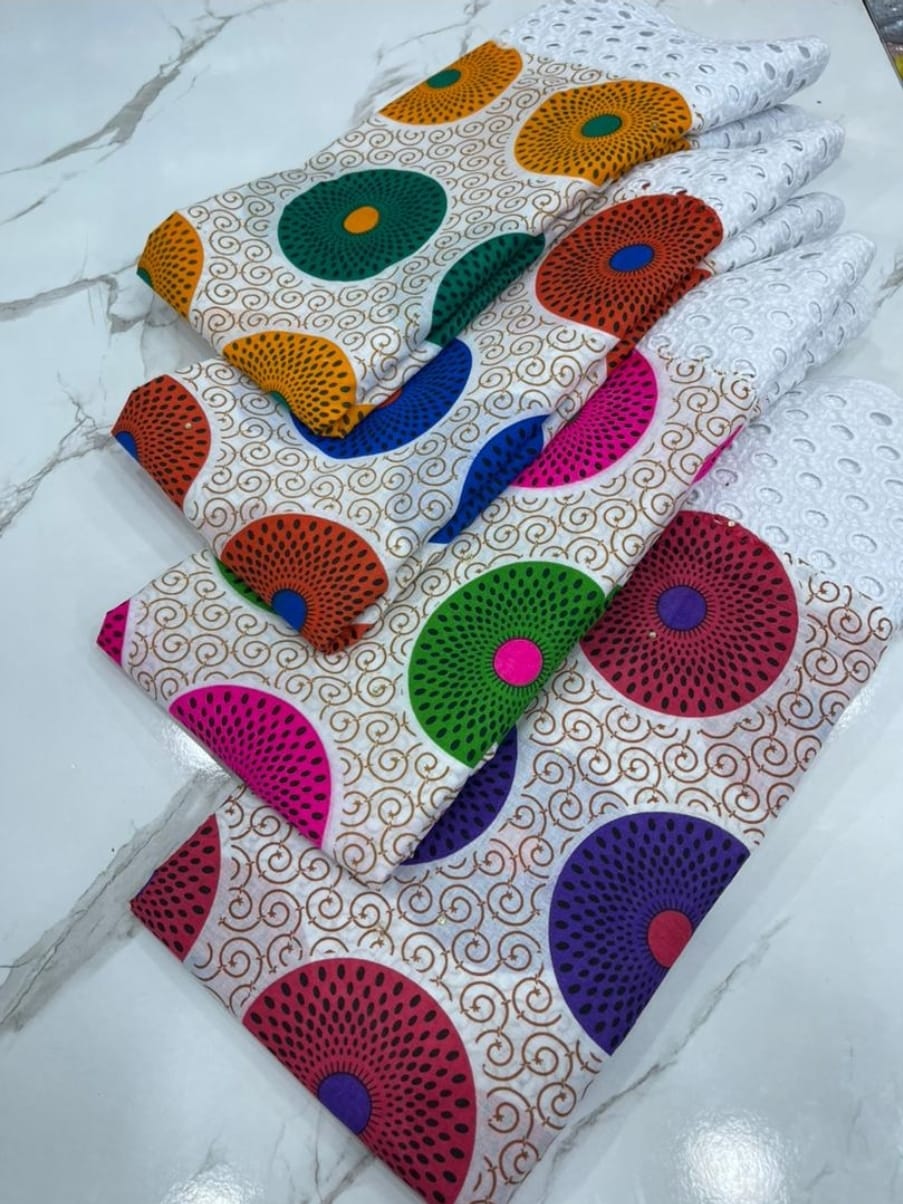 Dry Lace & Cotton Fabric - House of Prints