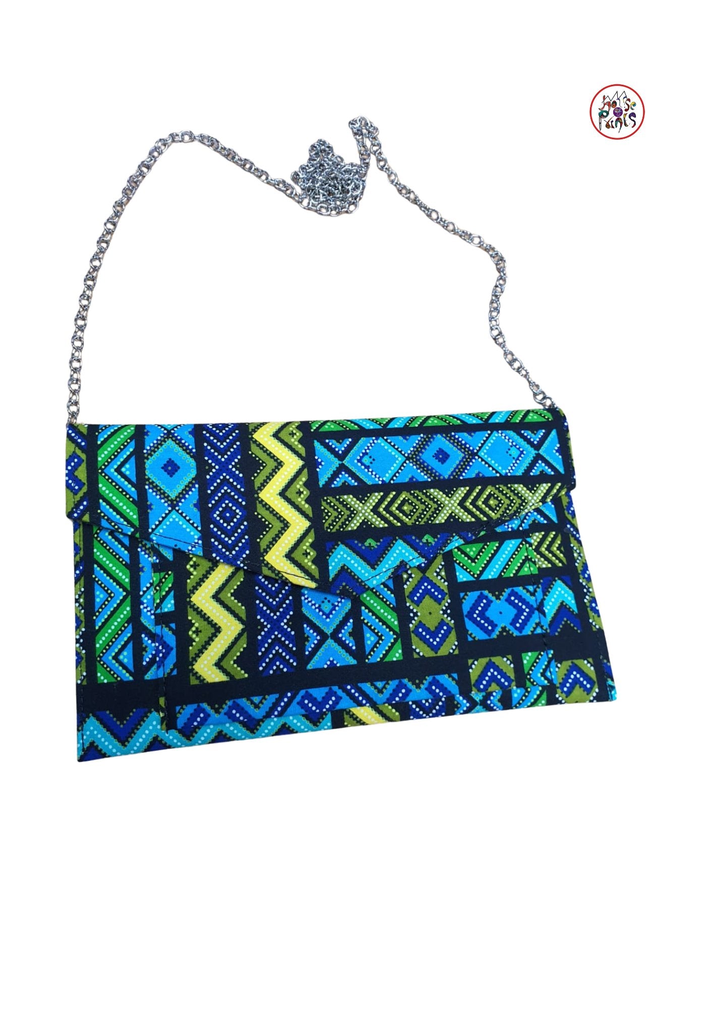Flat Ankara Cross Body Bag - House of Prints