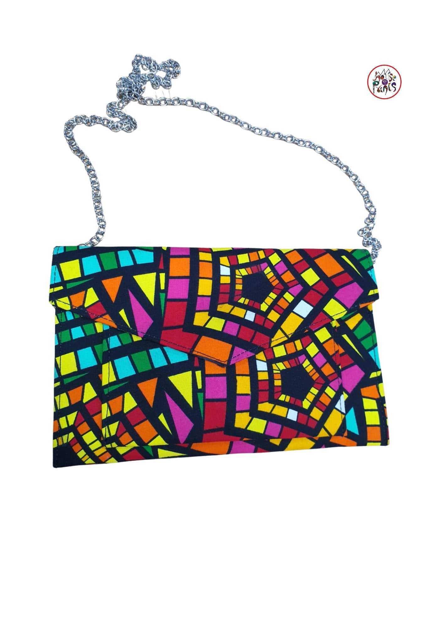 Flat Ankara Cross Body Bag - House of Prints