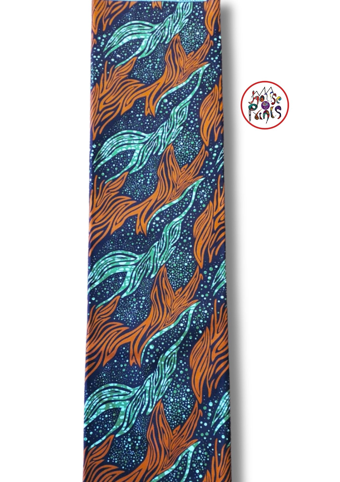 Green & Brown Ankara Fabric - House of Prints