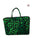Green Leaf Print Ankara Laptop Bag - House of Prints