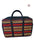 Multicolour Aso Oke Leather Laptop Bag - House of Prints