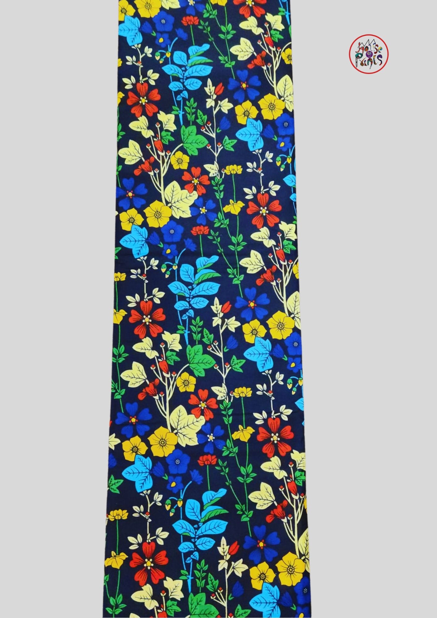 Multicolour Floral Pattern Ankara Fabric - House of Prints