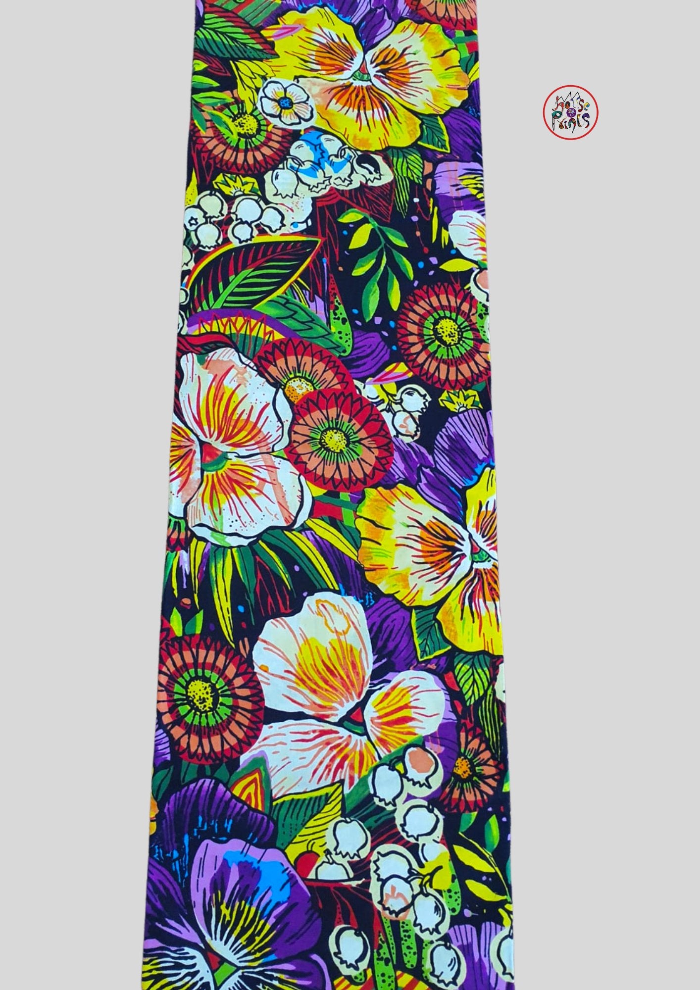 Multicolour Floral Pattern Ankara Fabric - House of Prints