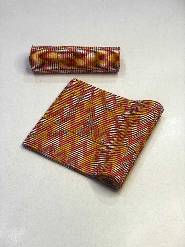 Zigzag Pattern Tribal Ankara Fabric - House of Prints