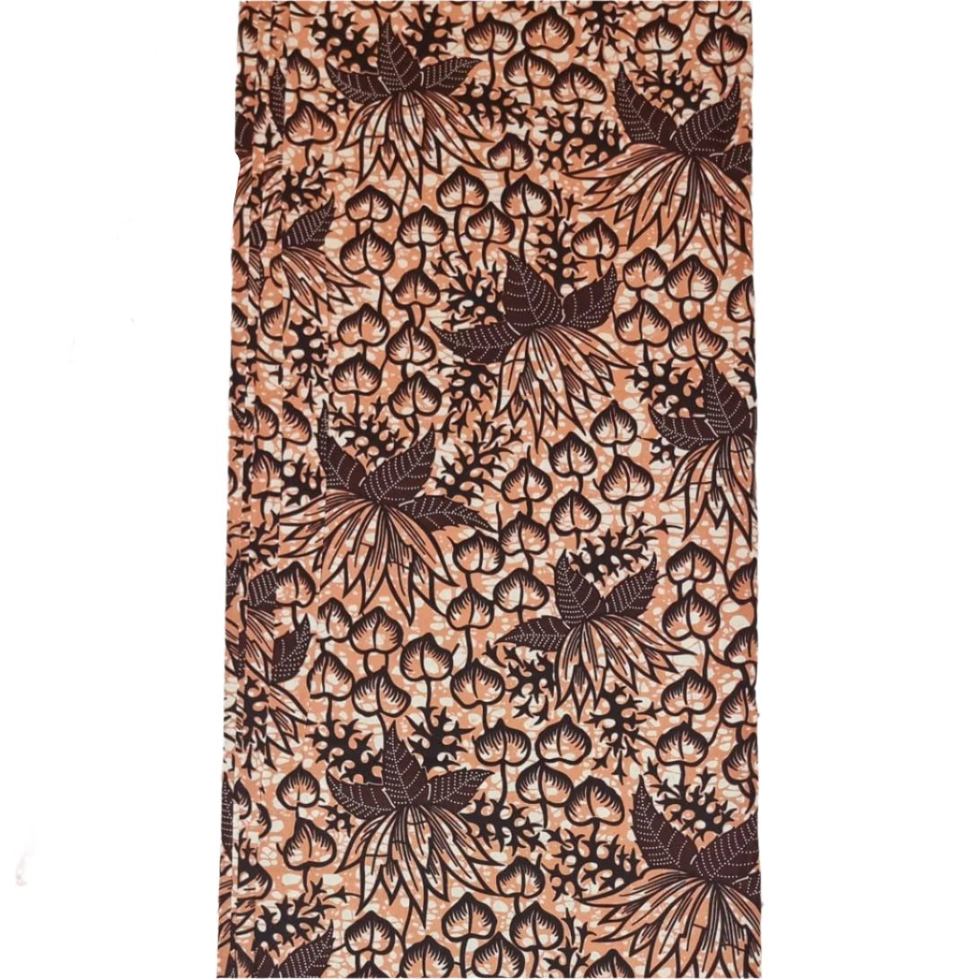 Brown Ankara - ak8095 - House of Prints