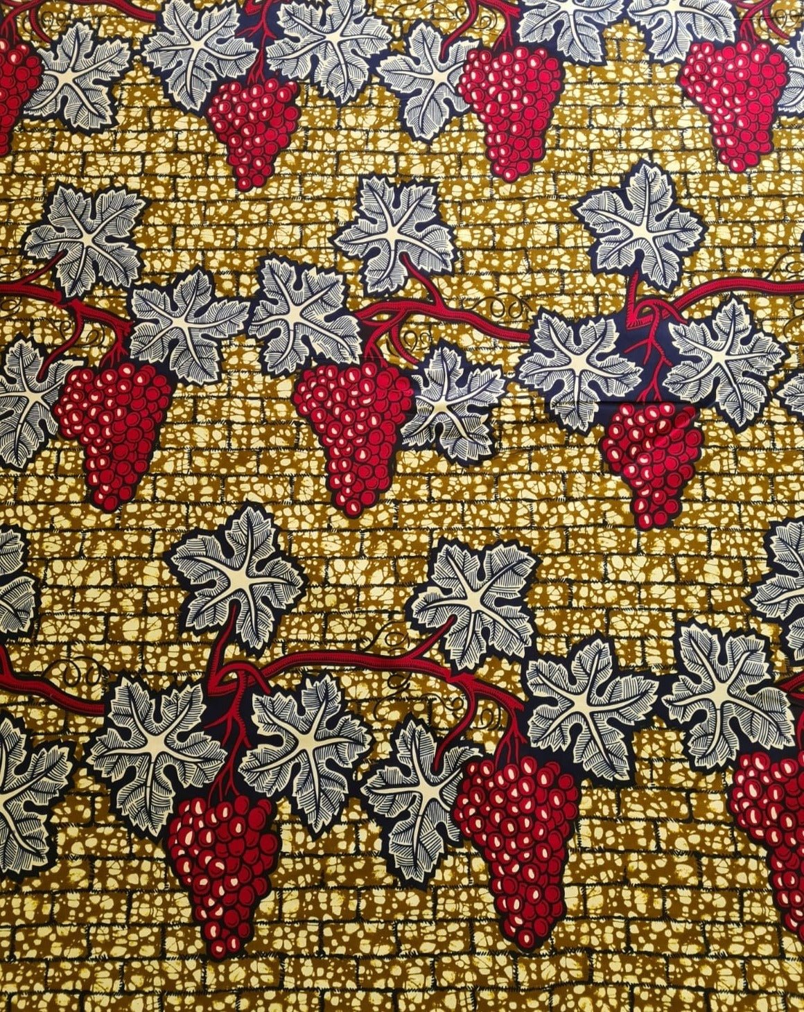 Brown Ankara Fabric - akpy8085 - House of Prints