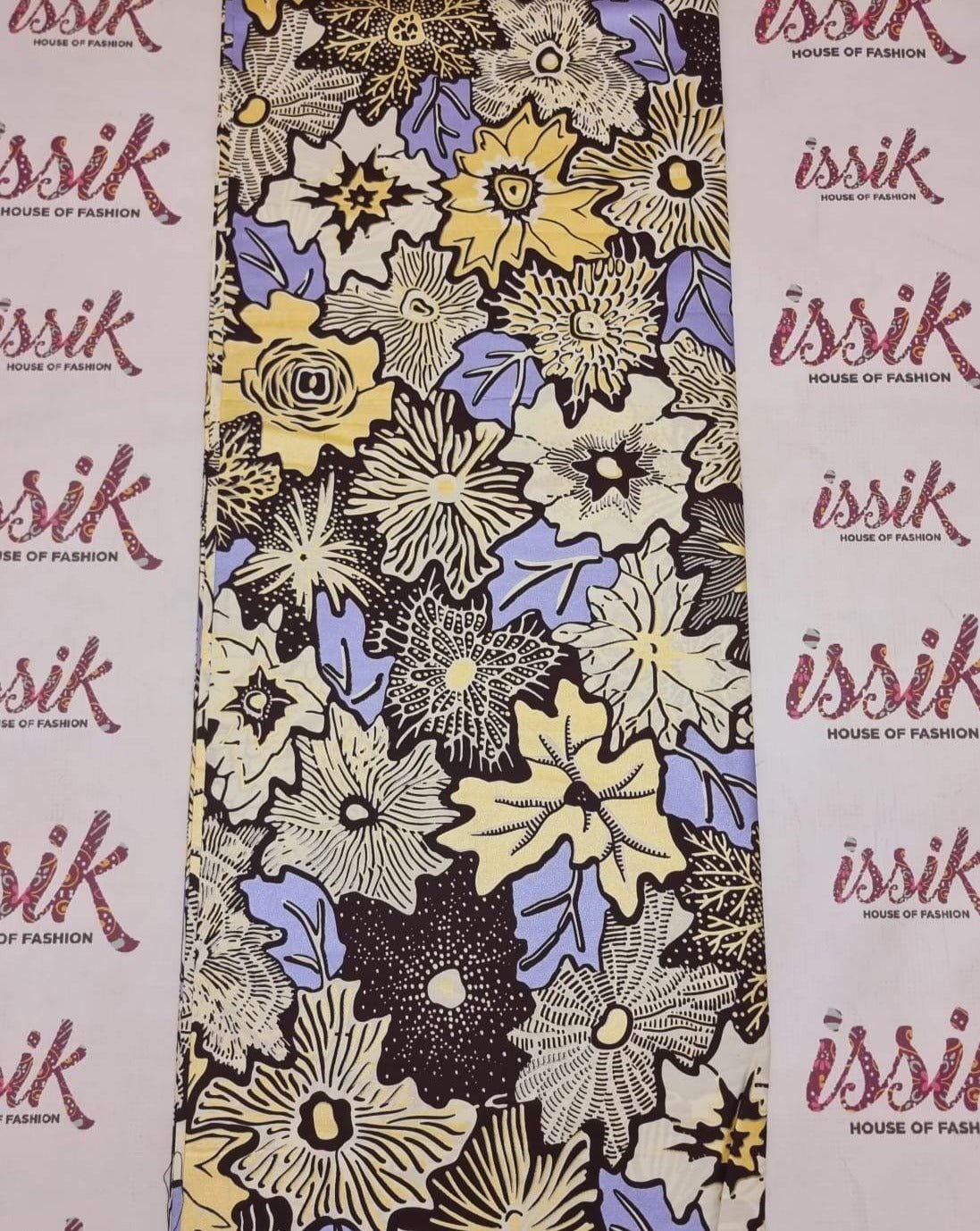 Cream & Brown Embellished Gold Ankara - akgld038 - House of Prints