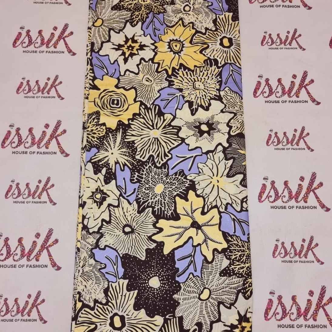Cream & Brown Embellished Gold Ankara - akgld038 - House of Prints