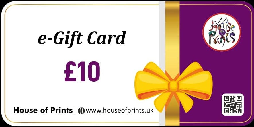 Gift Cards - £10 - House of Prints