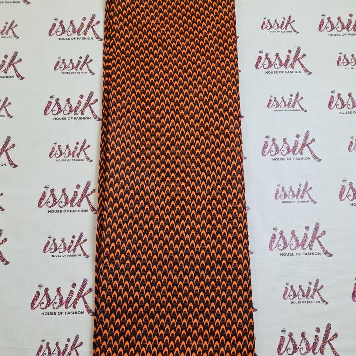 Orange and Brown Ankara Fabric - ak11028 - House of Prints