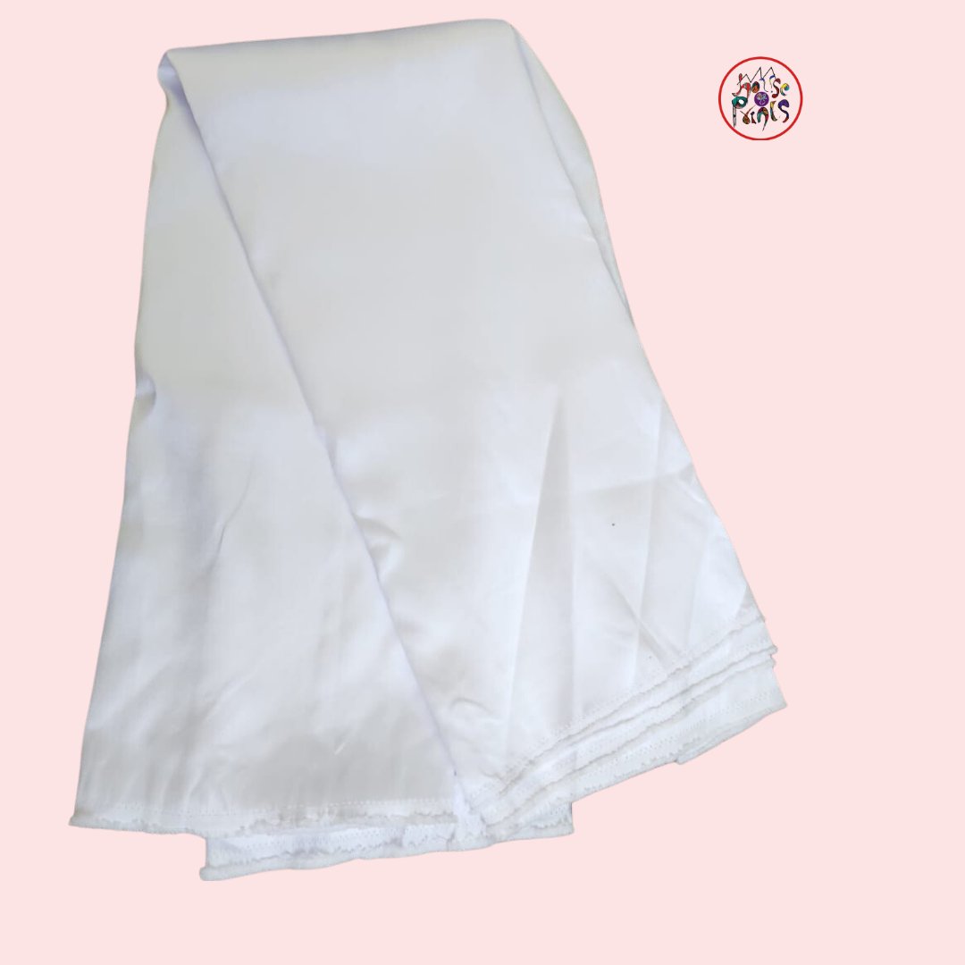 White Mikado Fabric - House of Prints