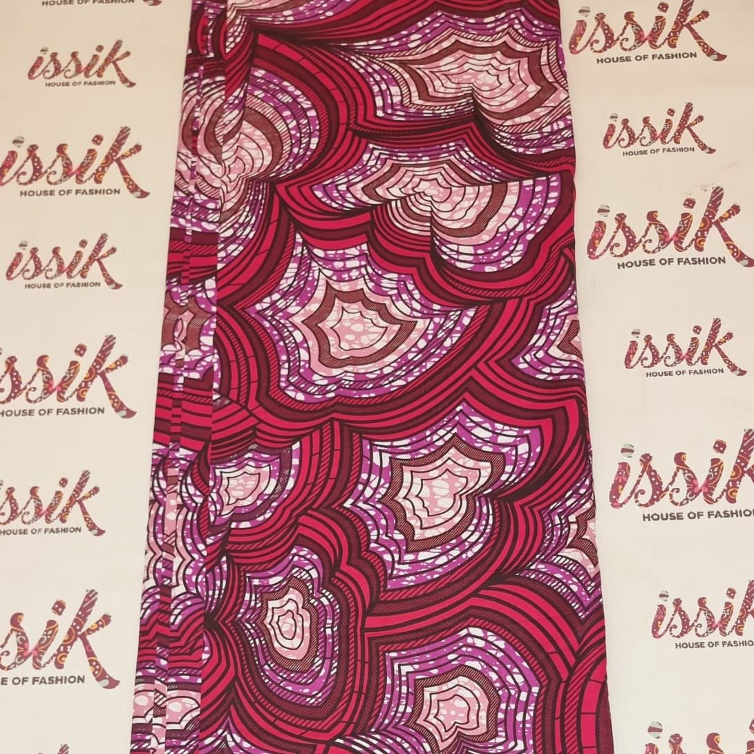 Wine & Purple Ankara - ak1307 - House of Prints