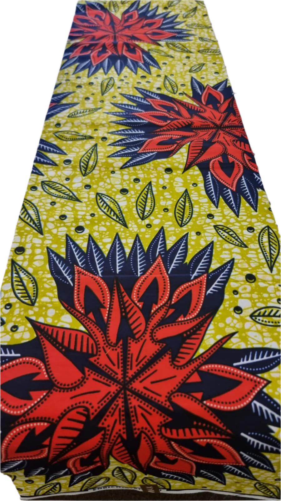 Yellow & Orange African Print Fabric - House of Prints