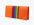 Multicolour Leather & Aso-Oke Clutch Purses