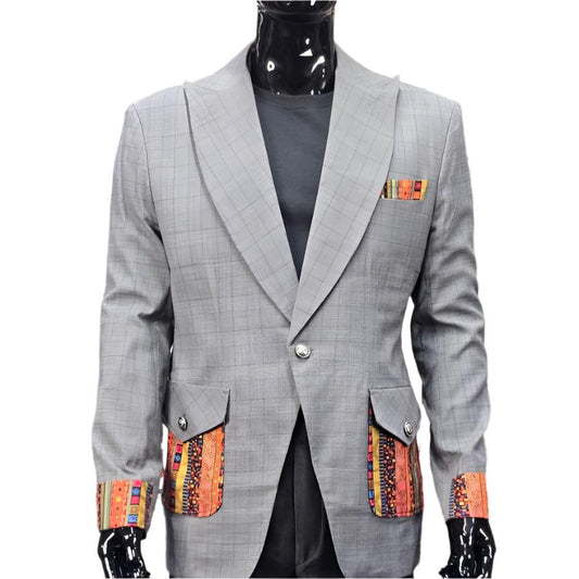 Men's Grey Suit Jacket