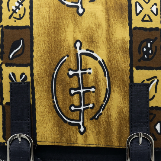 Adinkra Print Close-Up