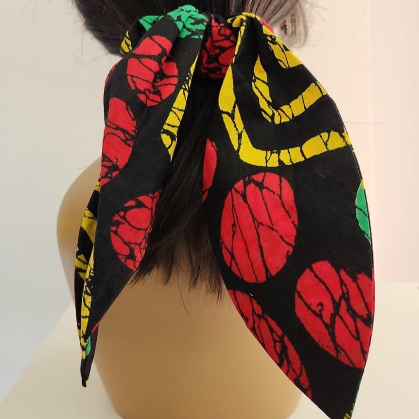 African Print Hair Scrunchy - House of Prints