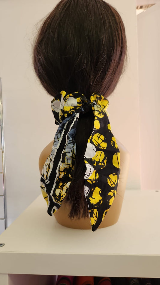African Print Hair Scrunchy - House of Prints