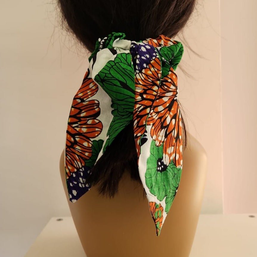 African Print Hair Scrunchy - House of Prints