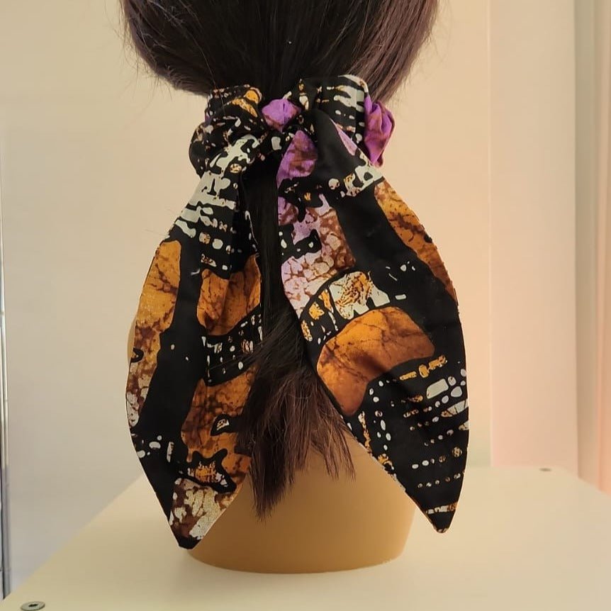 African Print Hair Scrunchy - House of Prints