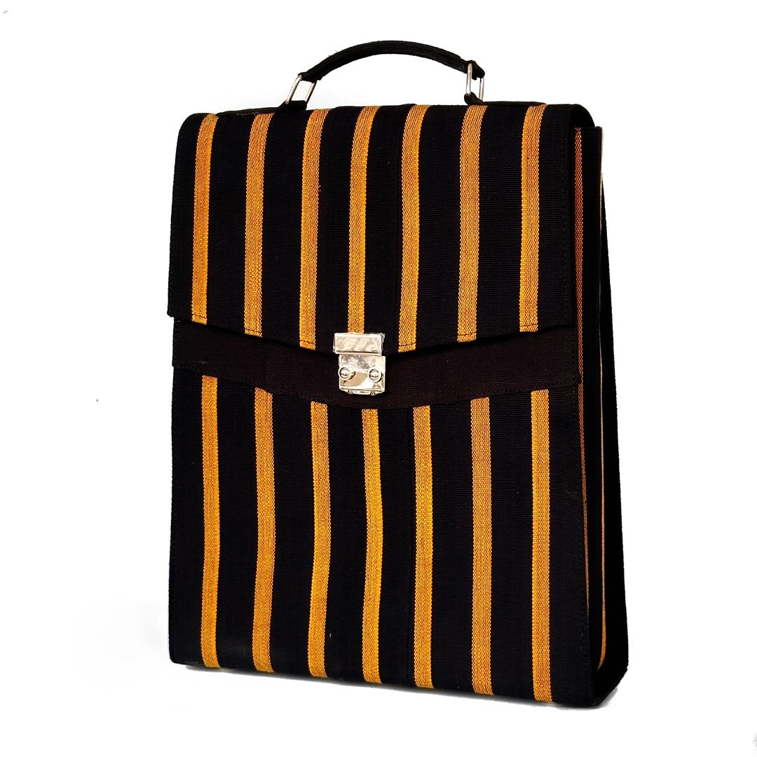 Black and Gold Backpack - House of Prints