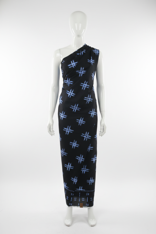 Black Ankara Fabric on Mannequin