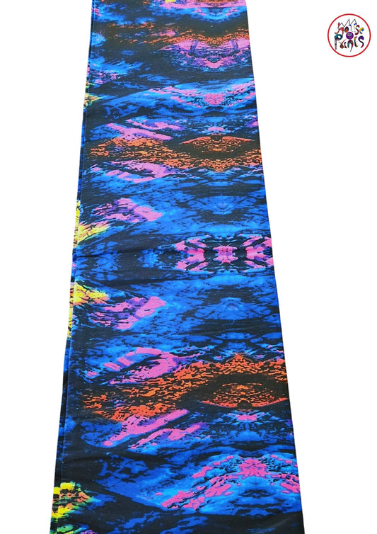 Blue and Pink Ankara Fabric - House of Prints