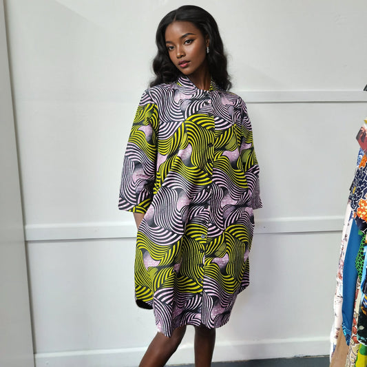 Long Ladies Shirt (various colour combos) - House of Prints