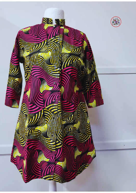 Long Ladies Shirt (various colour combos) - House of Prints