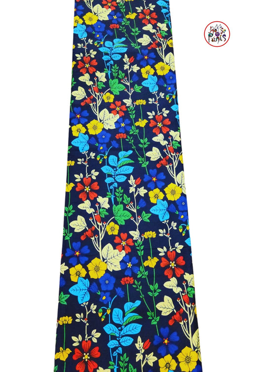 Multicolour Floral Pattern Ankara Fabric - House of Prints