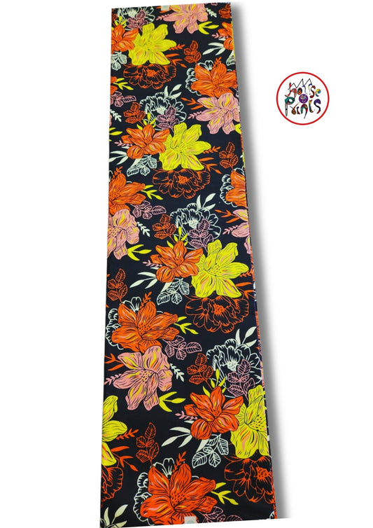 Multicolour Floral Pattern Ankara Fabric - House of Prints