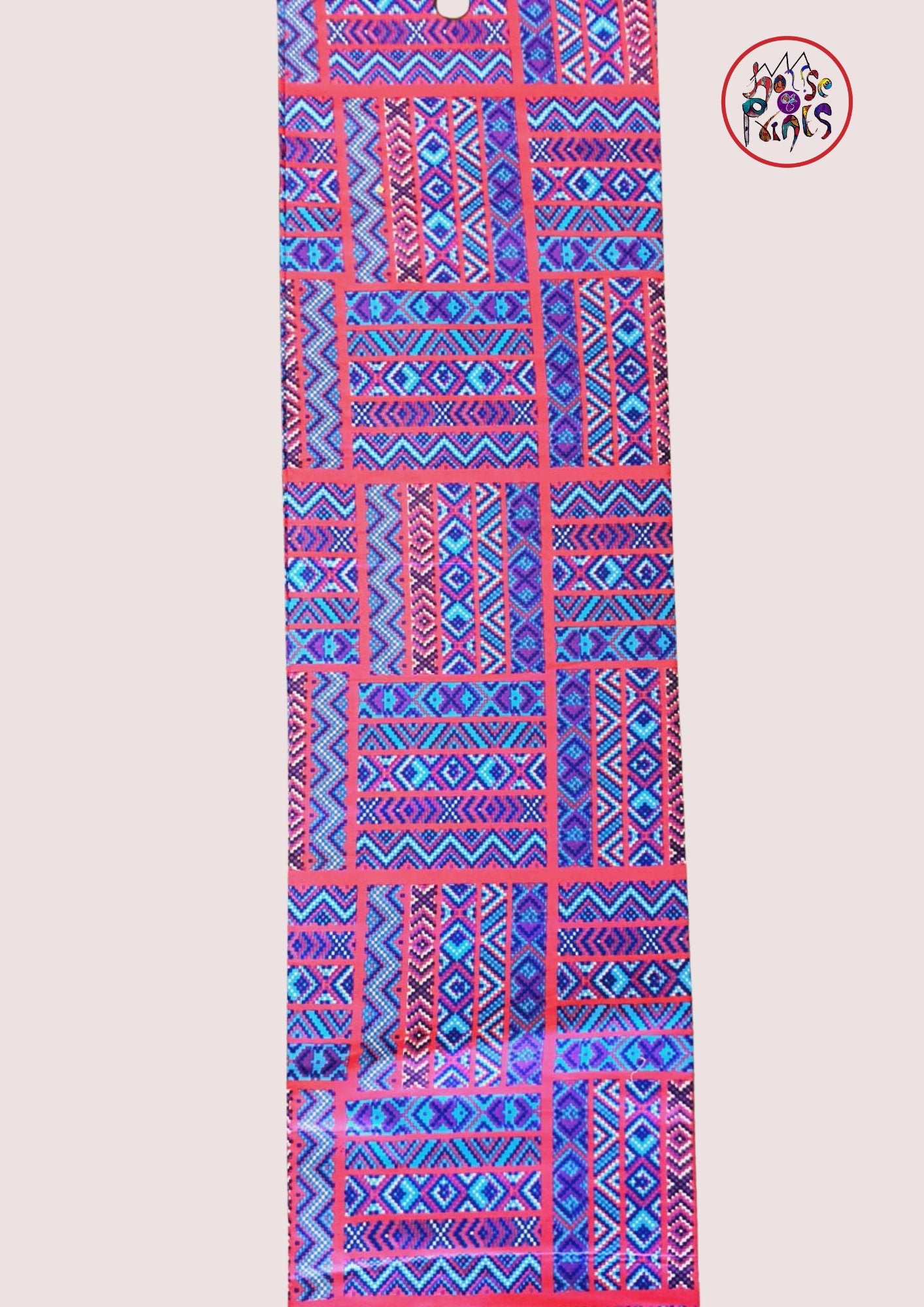 Pink & Blue Ankara Fabric - House of Prints