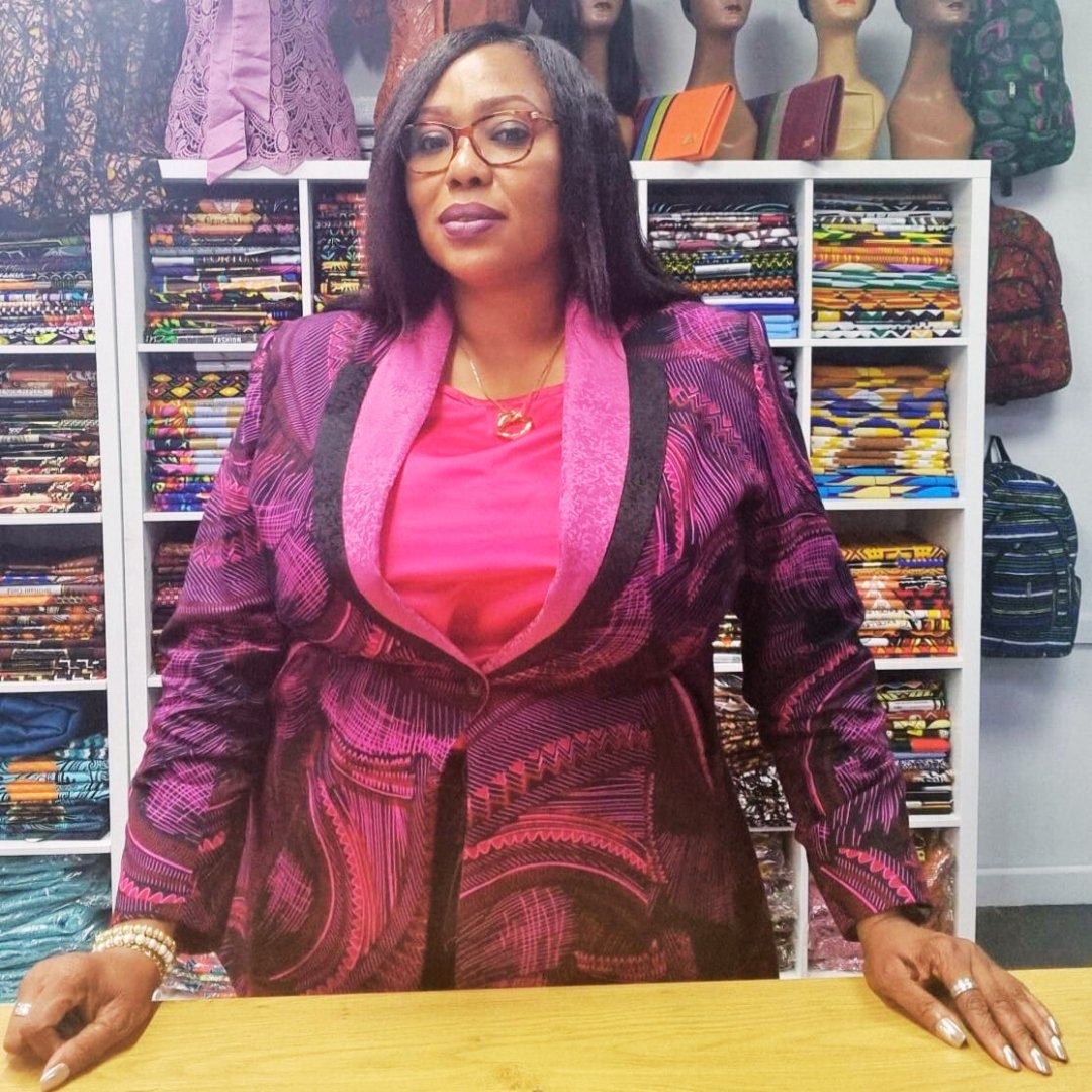 Plum & Black Ladies Blazer - House of Prints