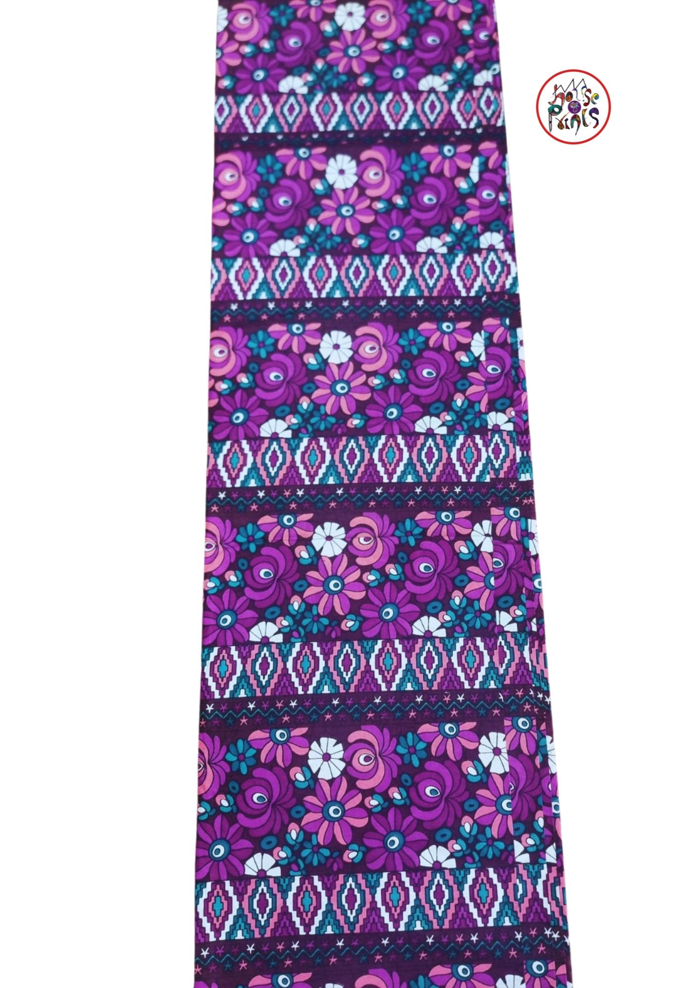 Purple Ankara Fabric - House of Prints