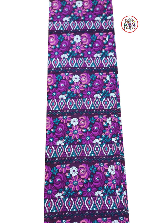 Purple Ankara Fabric - House of Prints