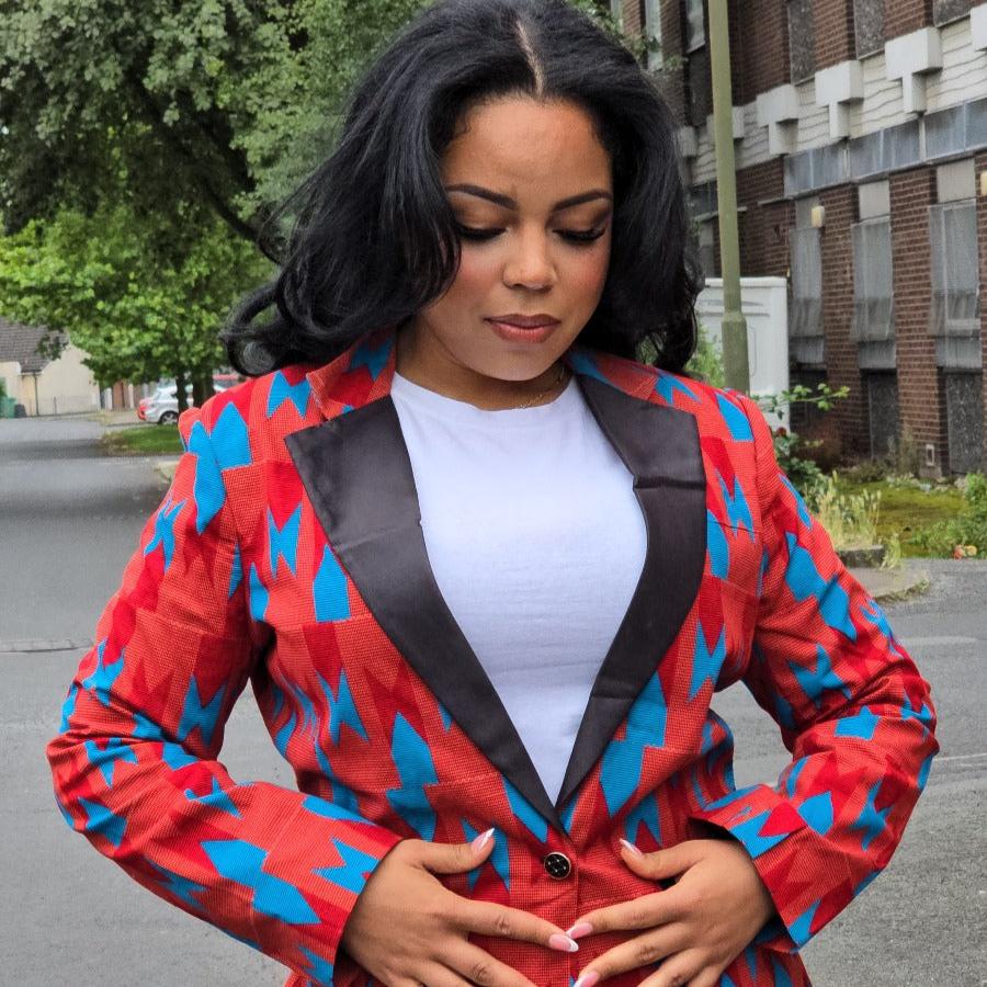 Ankara Blazers Jacket Style For Ladies Women's Ankara Blazer