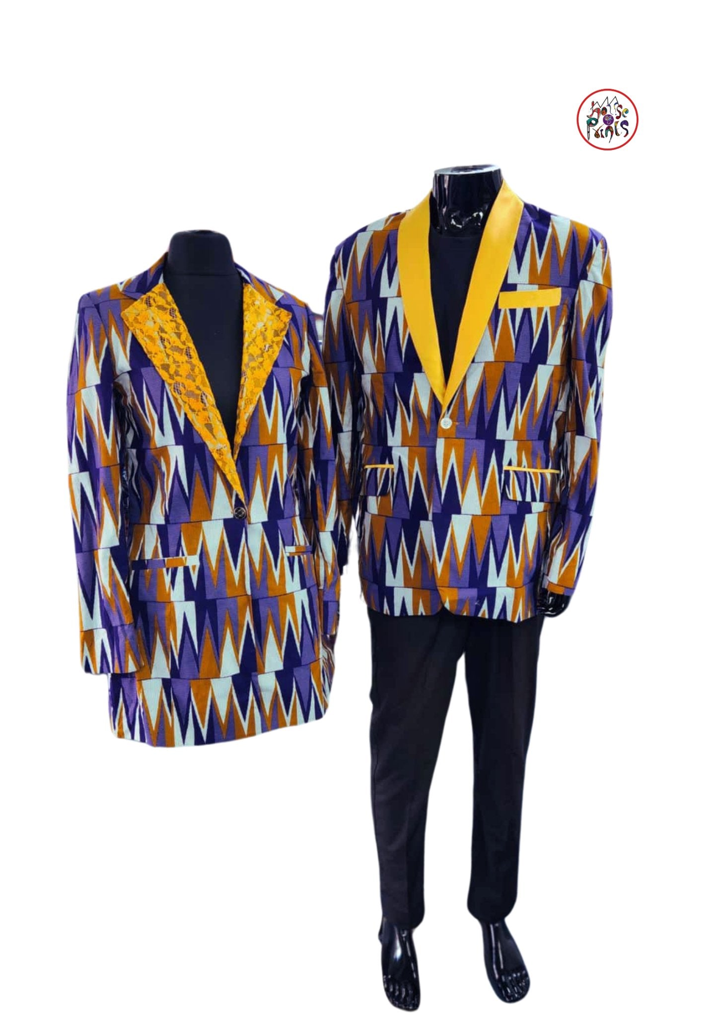 Tribal Pattern Men's Blazer - House of Prints