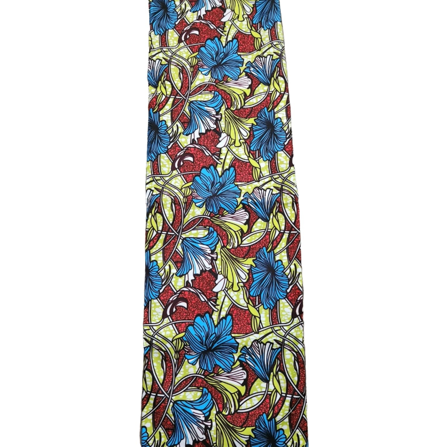 Yellow & Multicolour Polycotton Ankara fabric - House of Prints