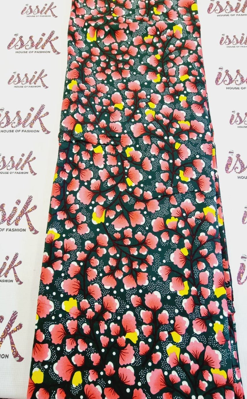 Black & Multi African Print Fabric - House of Prints