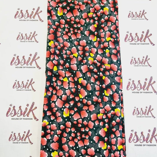 Black & Multi African Print Fabric - House of Prints