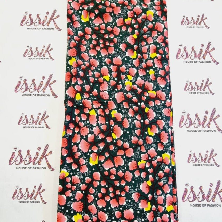 Black & Multi African Print Fabric - House of Prints