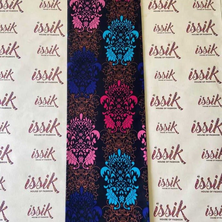 Black & Multicolour Ankara Fabric - akpy290182 - House of Prints
